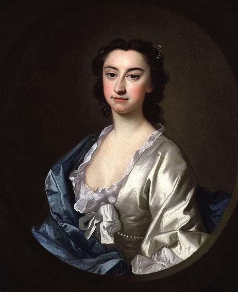 unknow artist Portrait of Susannah Maria Cibber France oil painting art